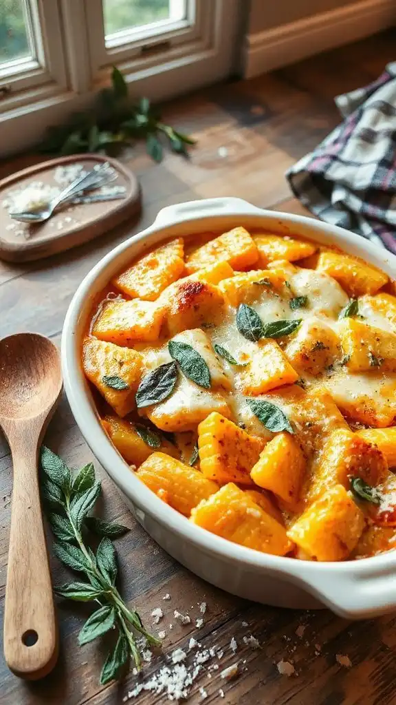 creamy butternut squash pasta