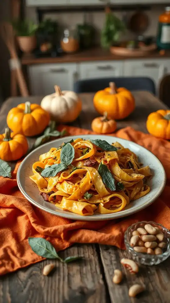 creamy butternut squash pasta