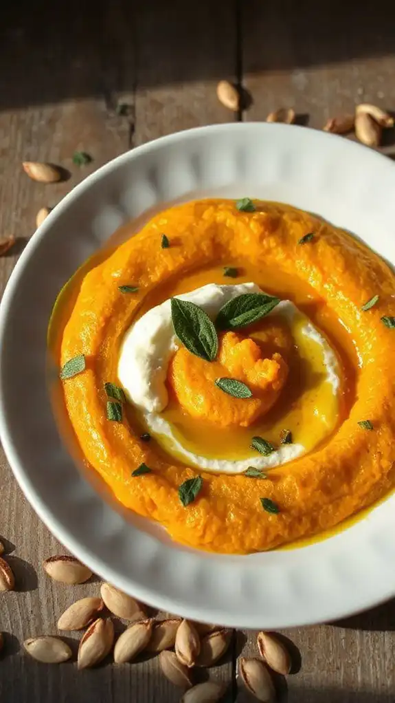 creamy butternut squash pur e