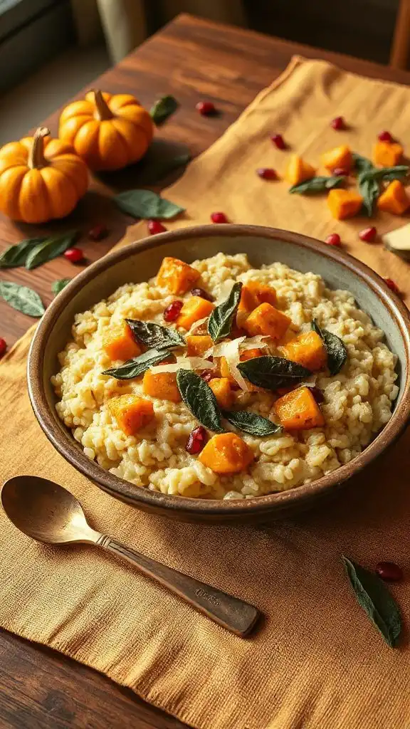 creamy butternut squash risotto