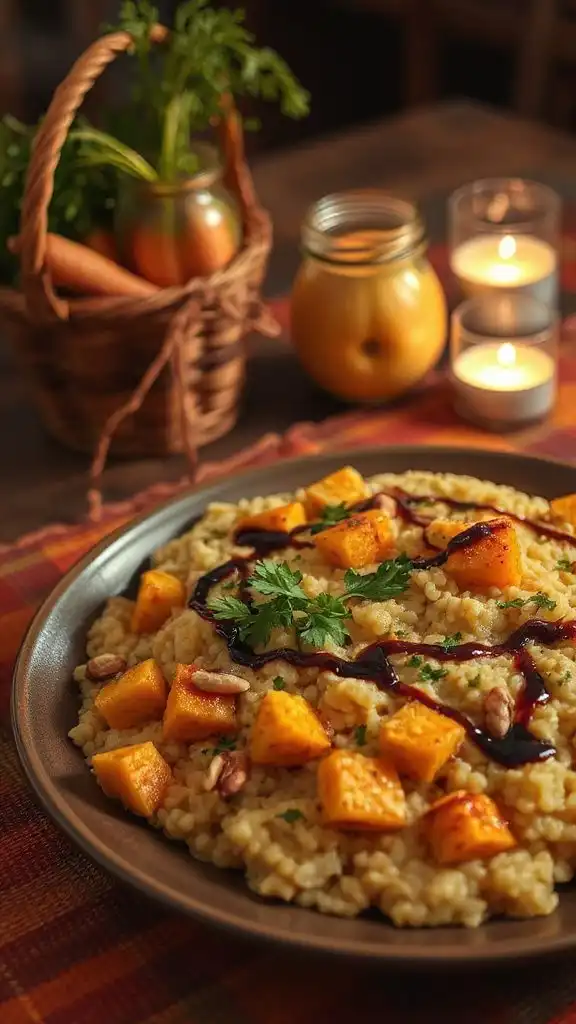 creamy butternut squash risotto