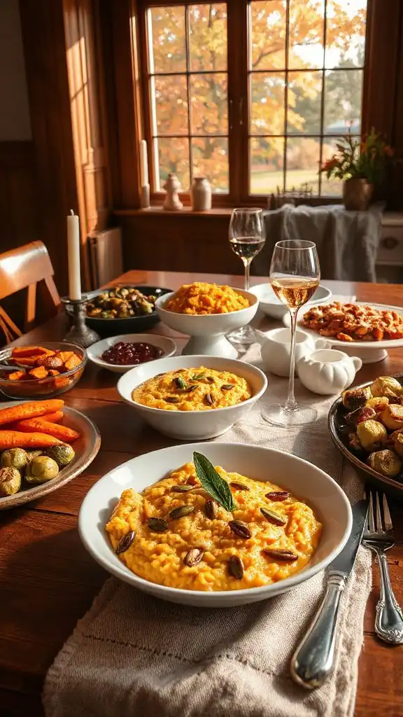 creamy butternut squash risotto