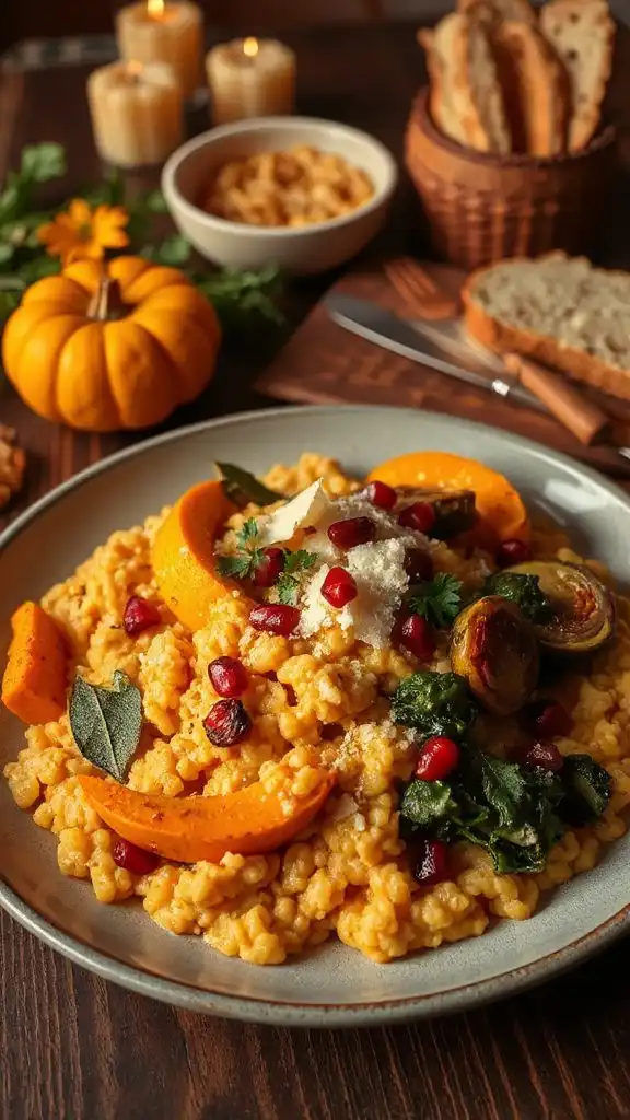 creamy butternut squash risotto