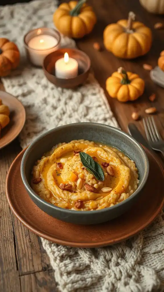 creamy butternut squash risotto