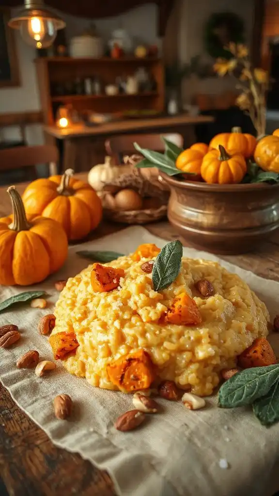 creamy butternut squash risotto