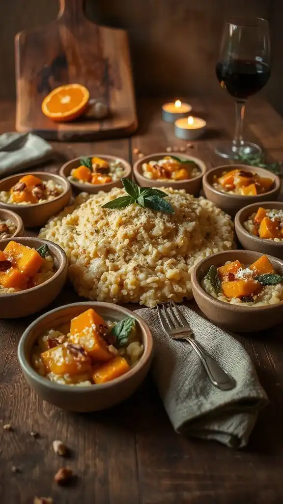 creamy butternut squash risotto