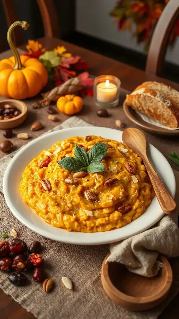 creamy butternut squash risotto