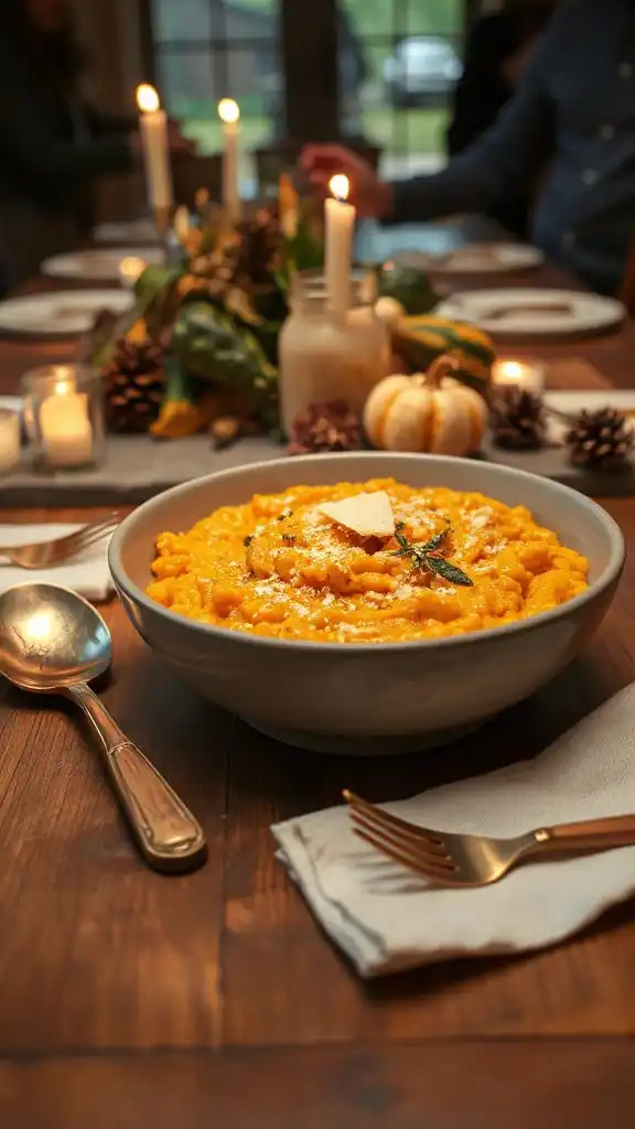 creamy butternut squash risotto