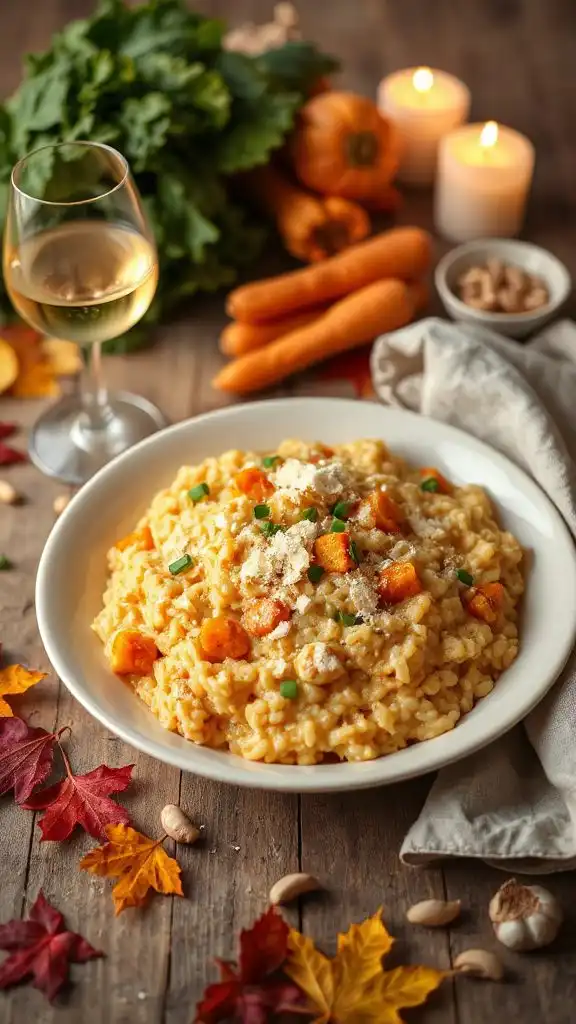 creamy butternut squash risotto
