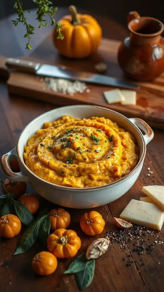 creamy butternut squash risotto