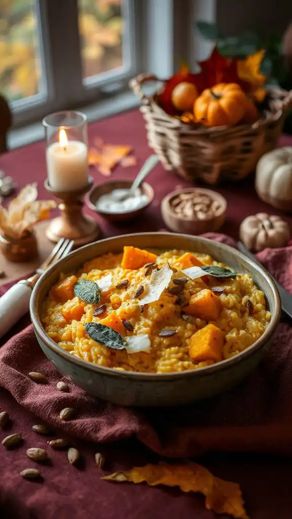 creamy butternut squash risotto