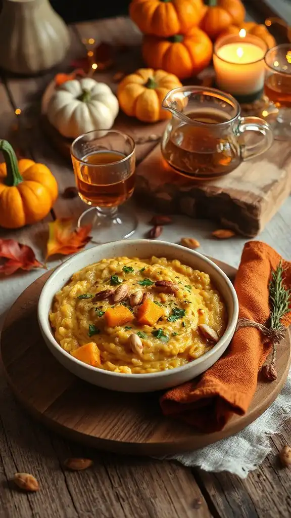 creamy butternut squash risotto