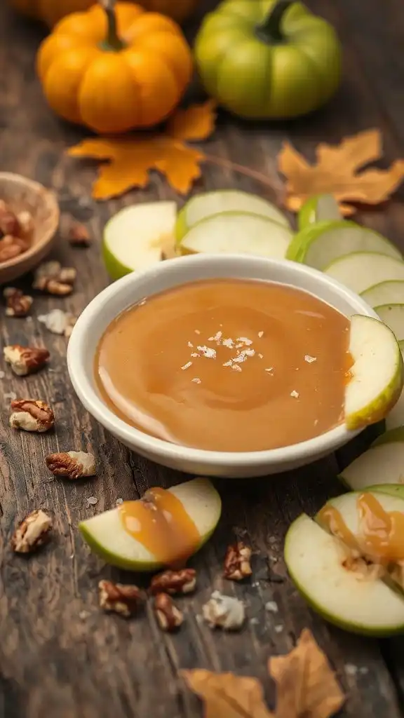 creamy caramel apple dip