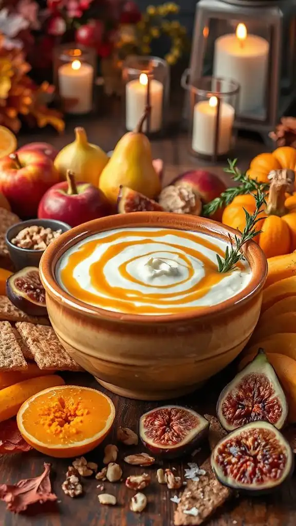 creamy caramel fruit dip