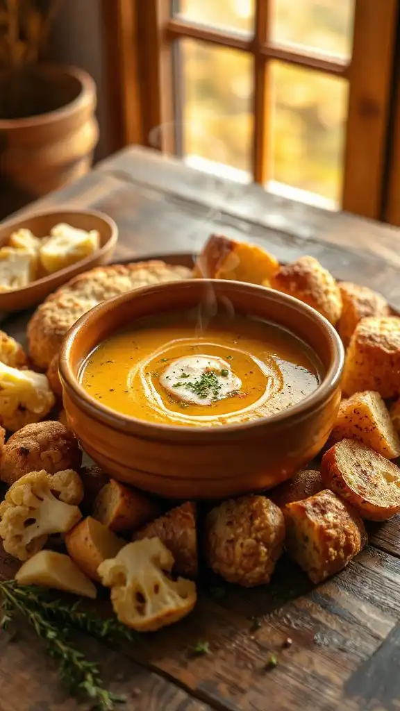creamy cauliflower potato soup
