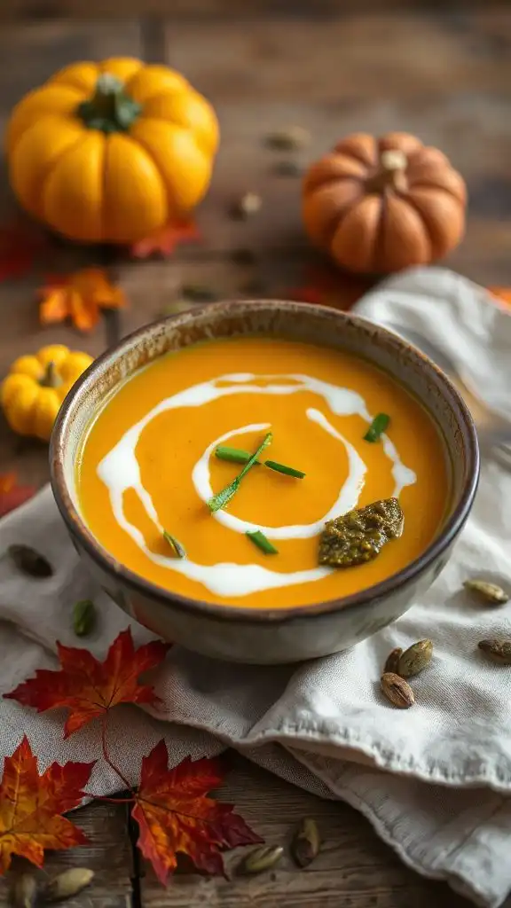 creamy cauliflower pumpkin soup creamy cauliflower pumpkin soup