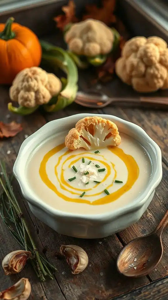 creamy cauliflower soup recipe
