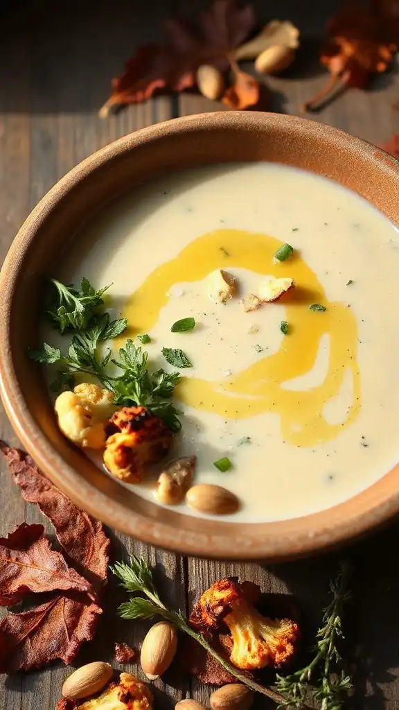 creamy cauliflower soup recipe