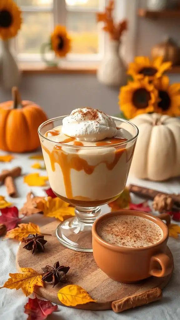 creamy chai latte pudding