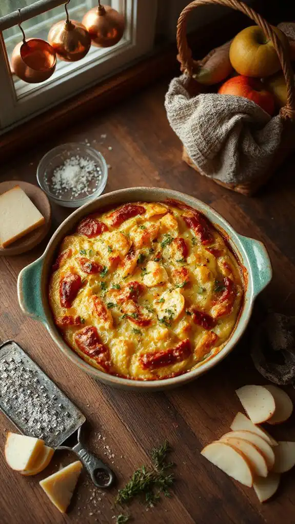 creamy cheesy rutabaga dish