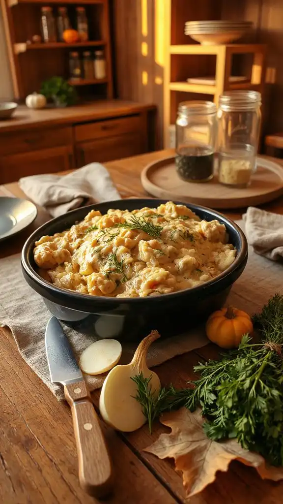 creamy chicken and rice casserole
