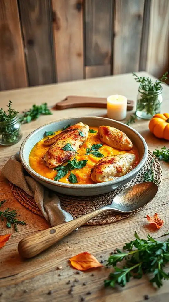creamy chicken butternut risotto creamy chicken butternut risotto