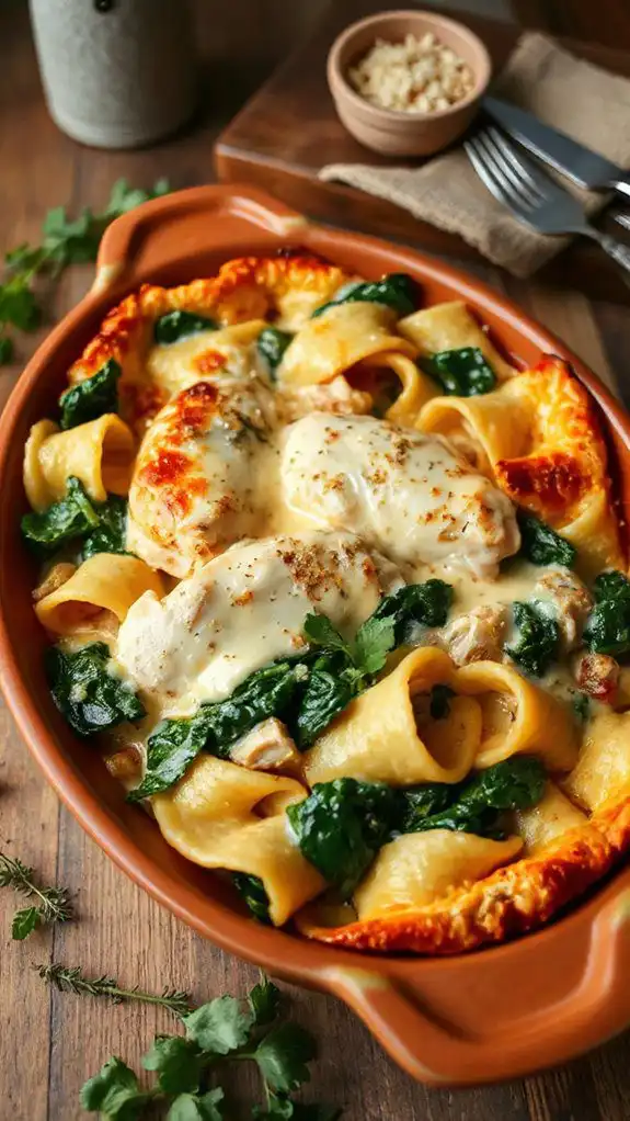 creamy chicken noodle casserole