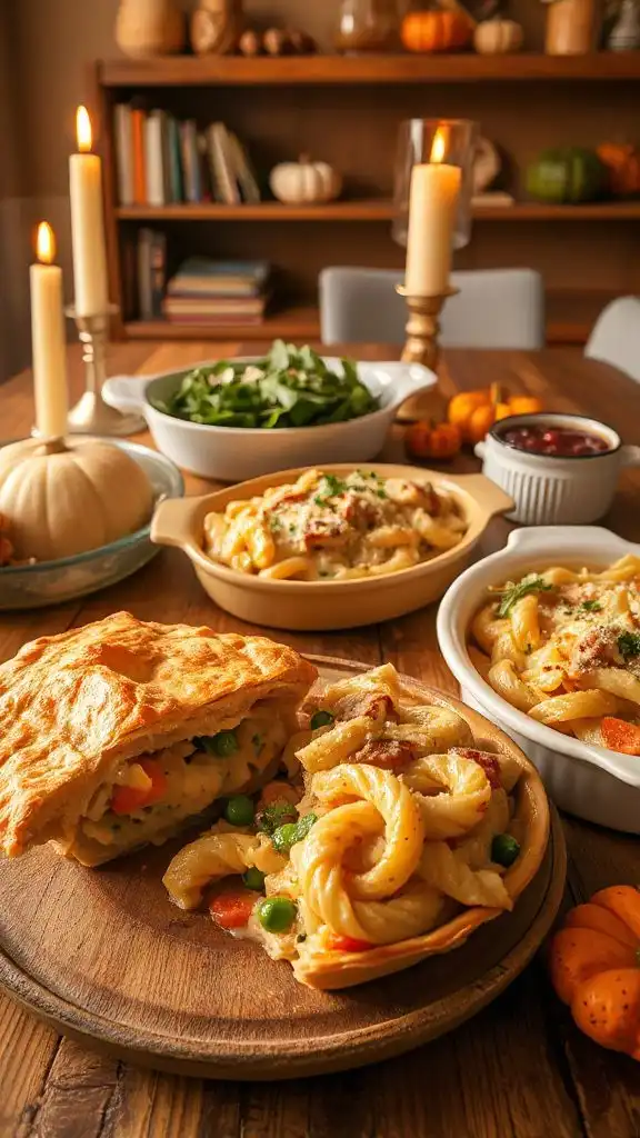 creamy chicken pasta bake