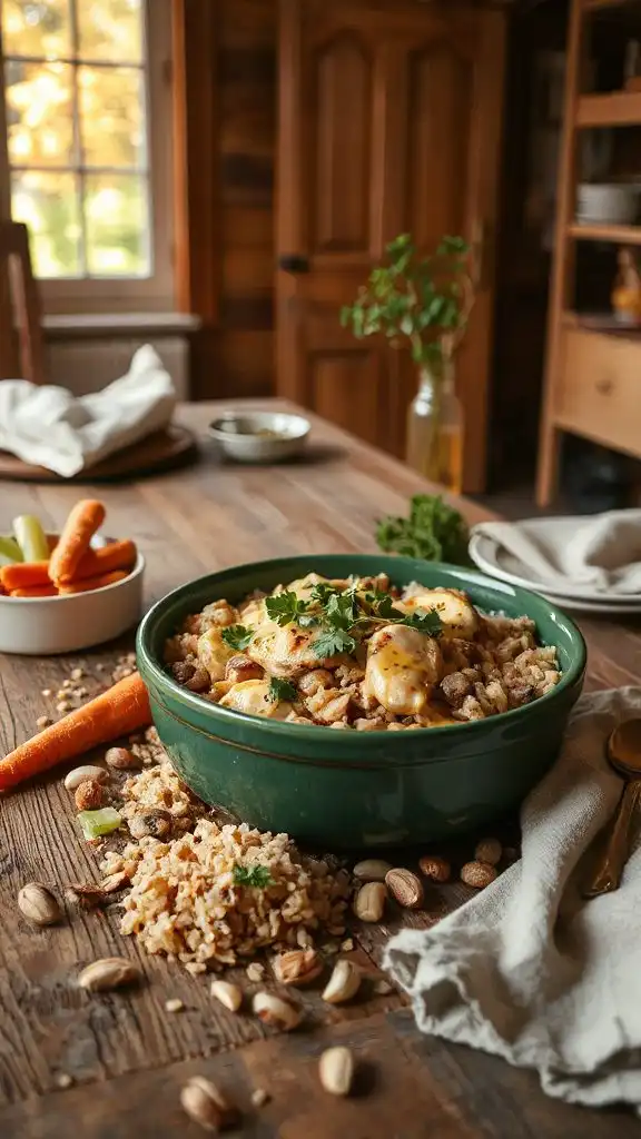 creamy chicken rice casserole creamy chicken rice casserole