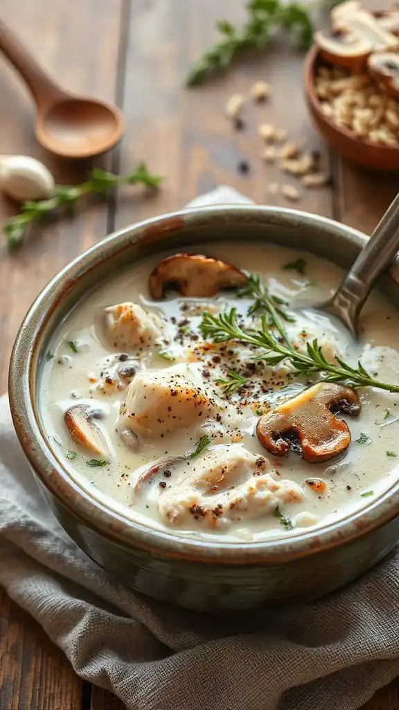creamy chicken rice soup creamy chicken rice soup