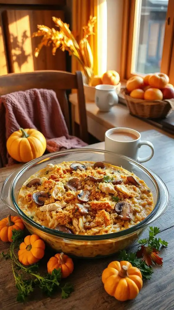 creamy chicken wild rice casserole