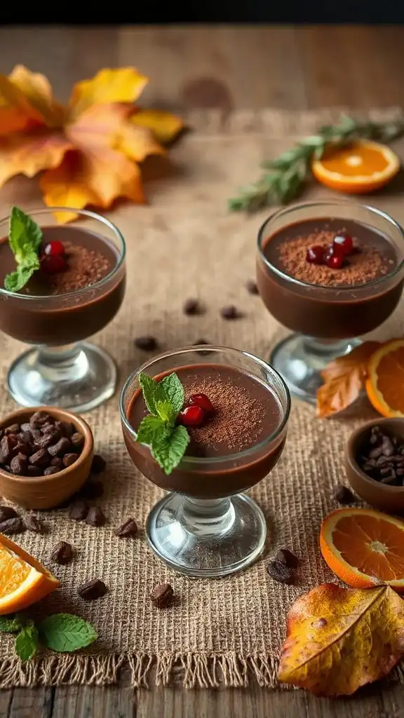 creamy chocolate avocado mousse