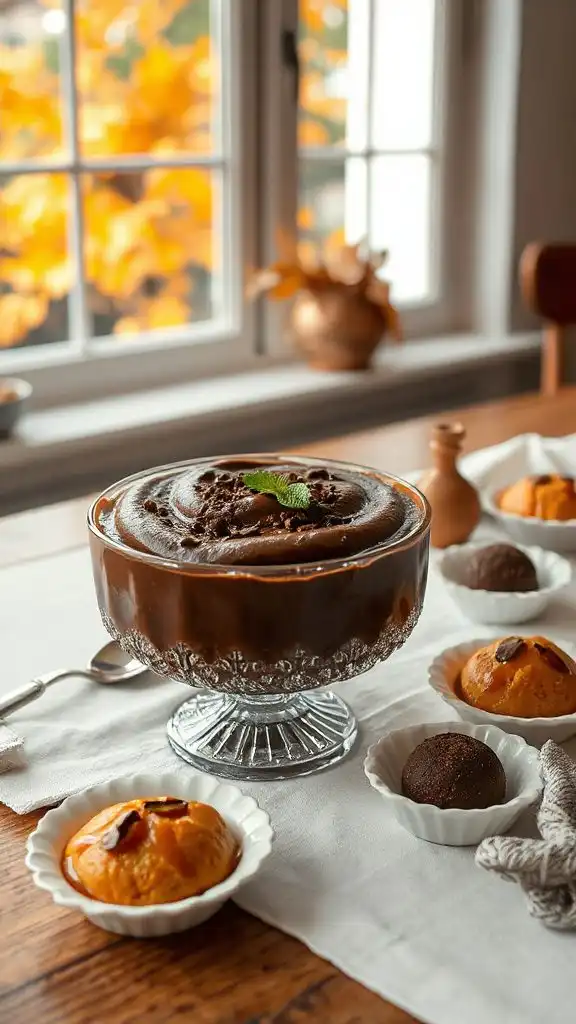 creamy chocolate avocado mousse