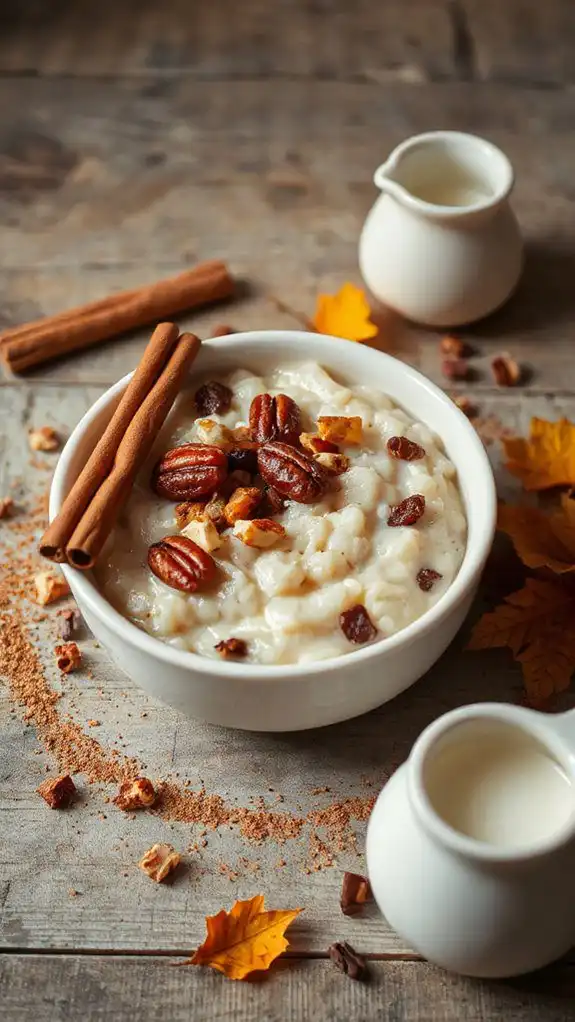 creamy cinnamon raisin pudding