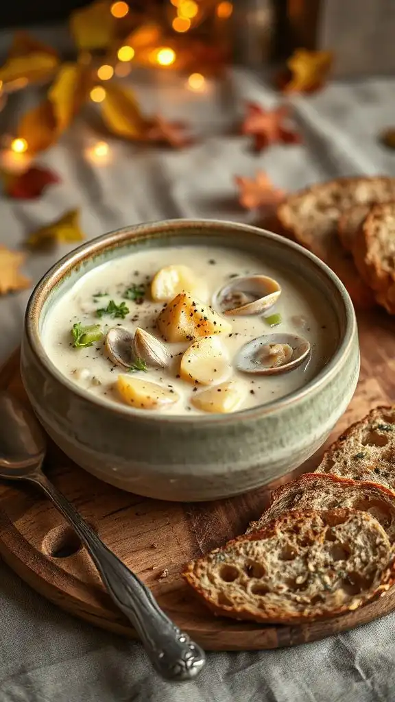 creamy clam chowder recipe