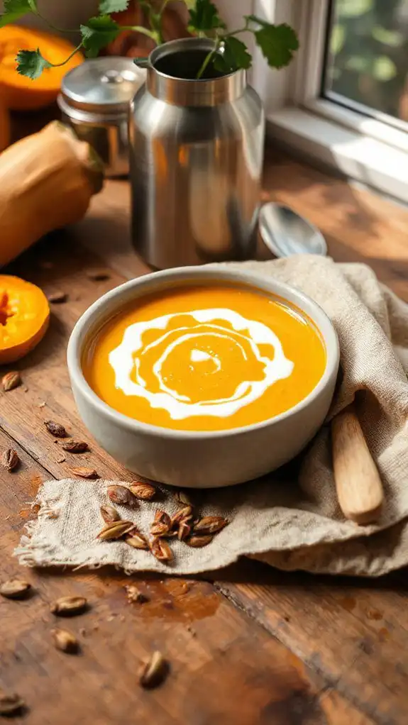 creamy coconut butternut squash