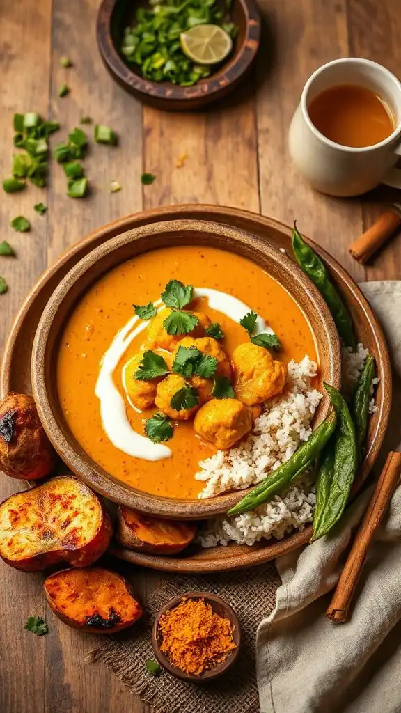 creamy coconut cauliflower curry