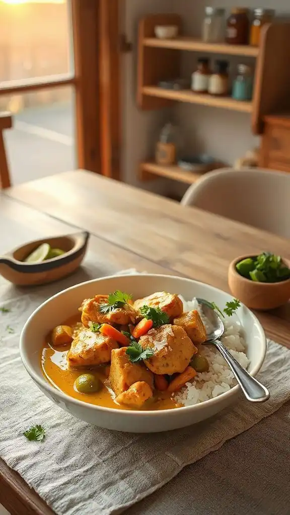 creamy coconut chicken curry