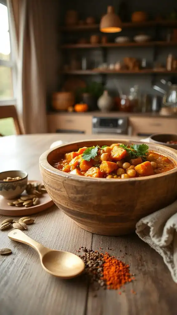 creamy coconut chickpea stew