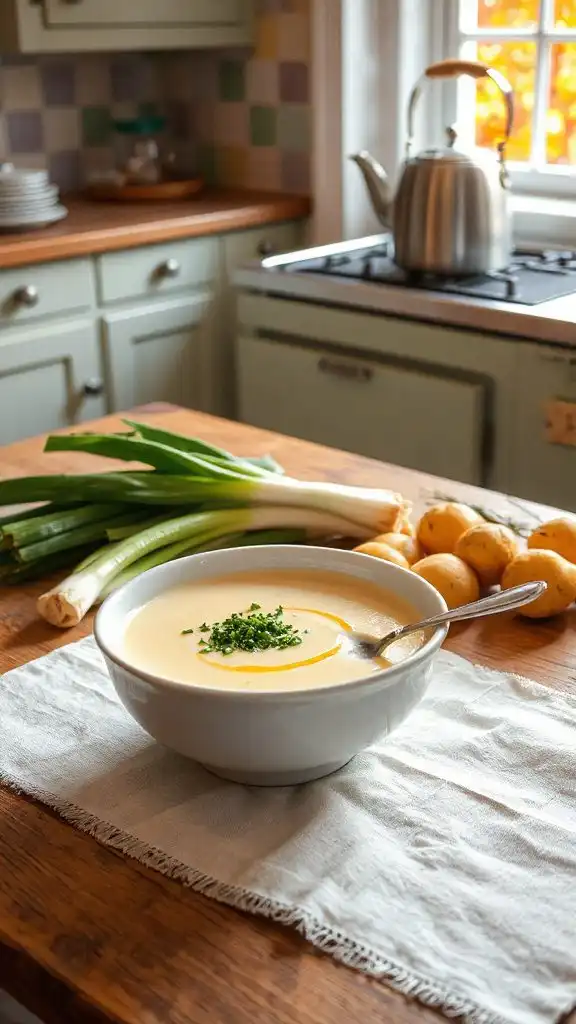 creamy comforting potato soup