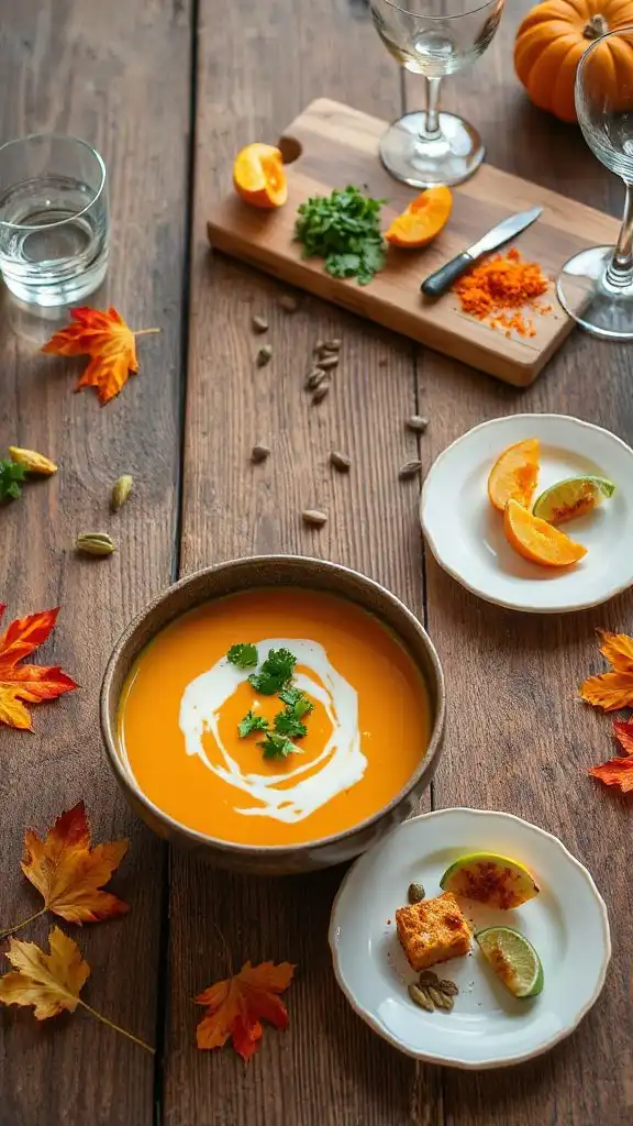 creamy curry butternut soup