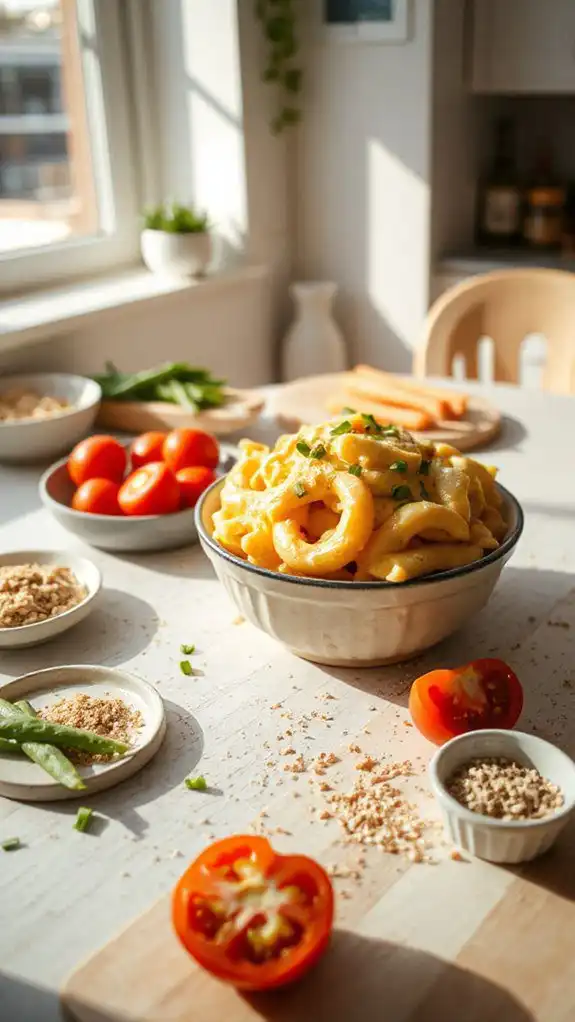 creamy dairy free mac and cheese