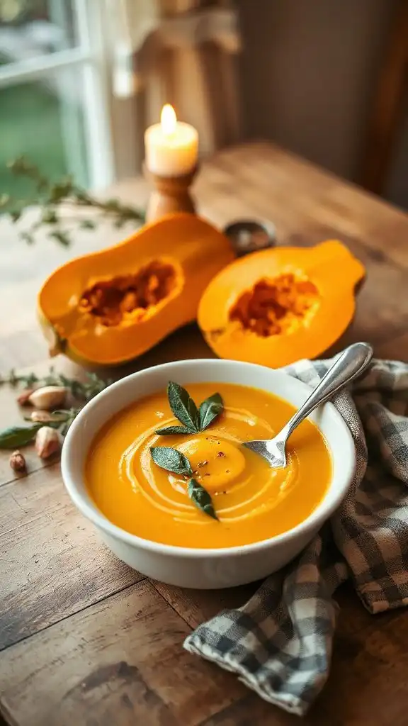 creamy fall butternut soup