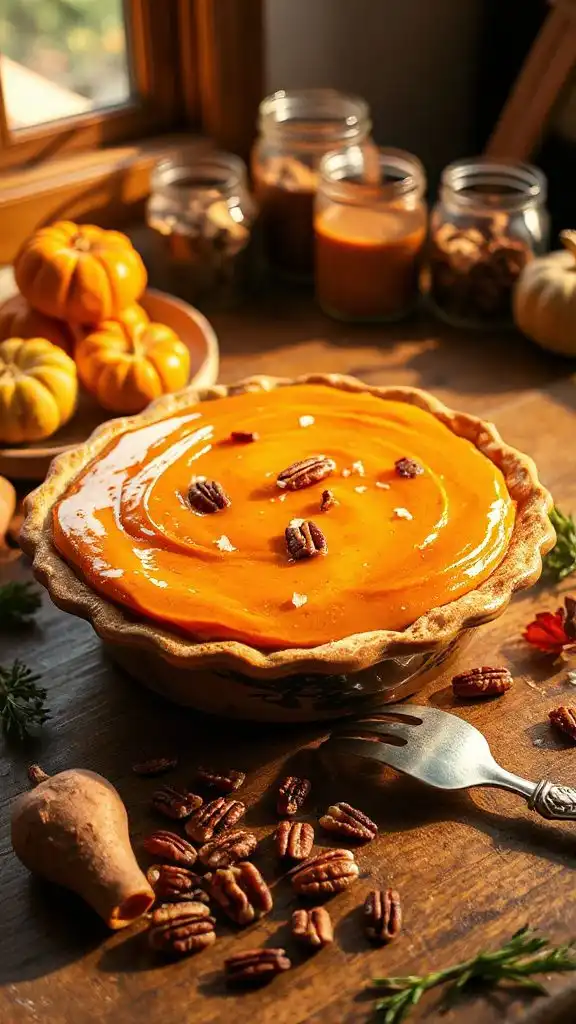 creamy fall dessert pie