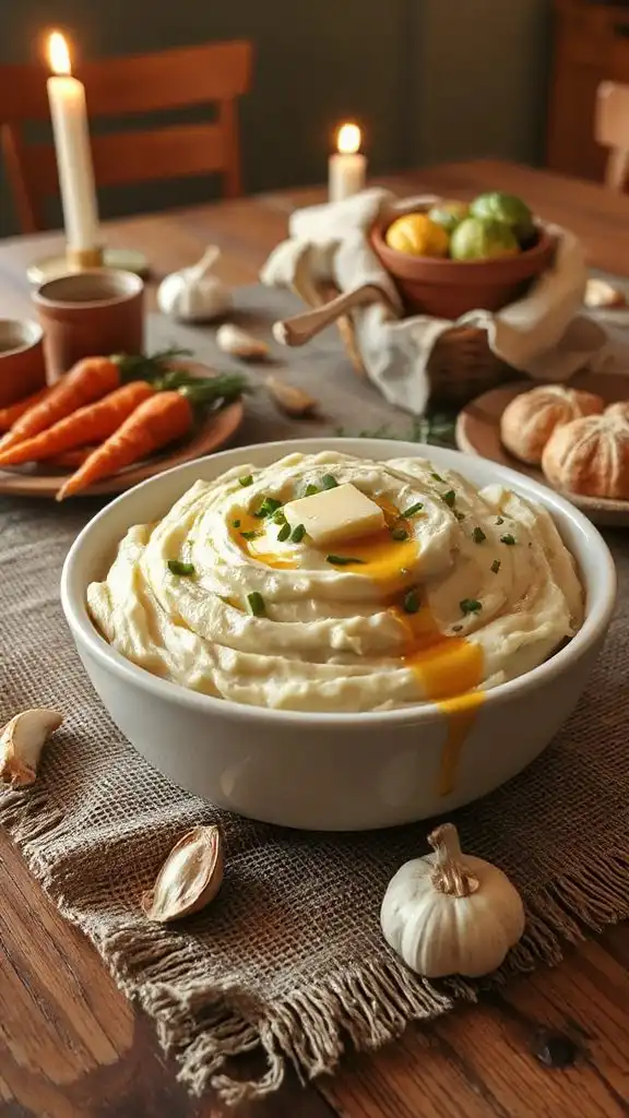 creamy garlic mashed potatoes
