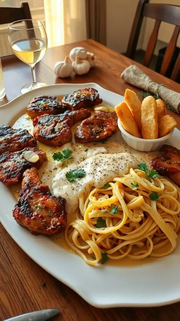 creamy garlic pork chops creamy garlic pork chops