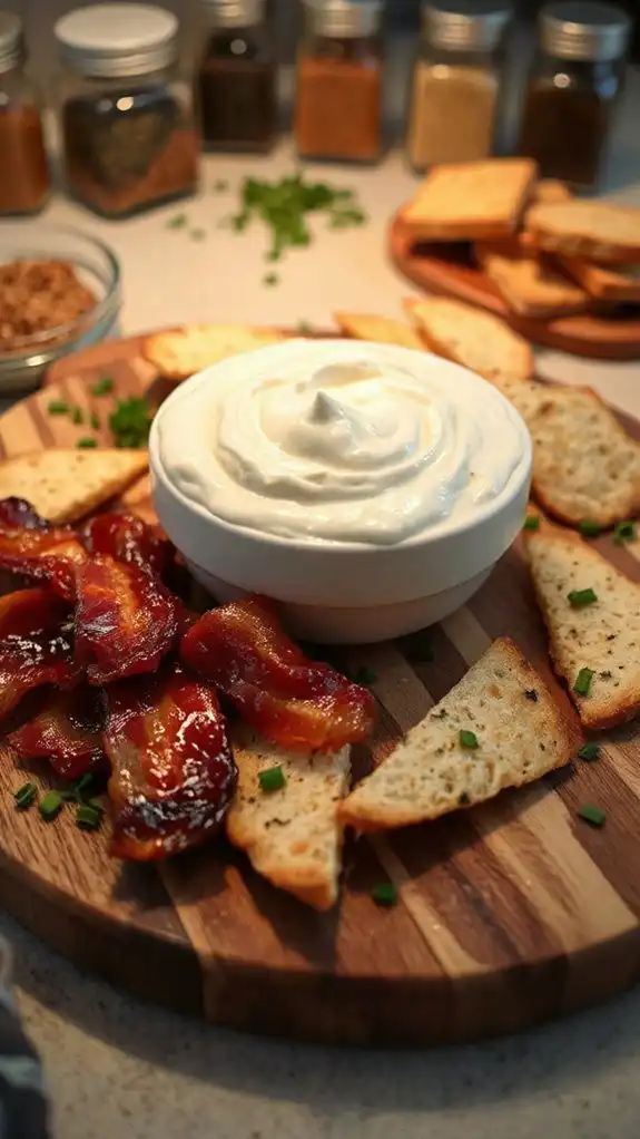 creamy goat cheese dip