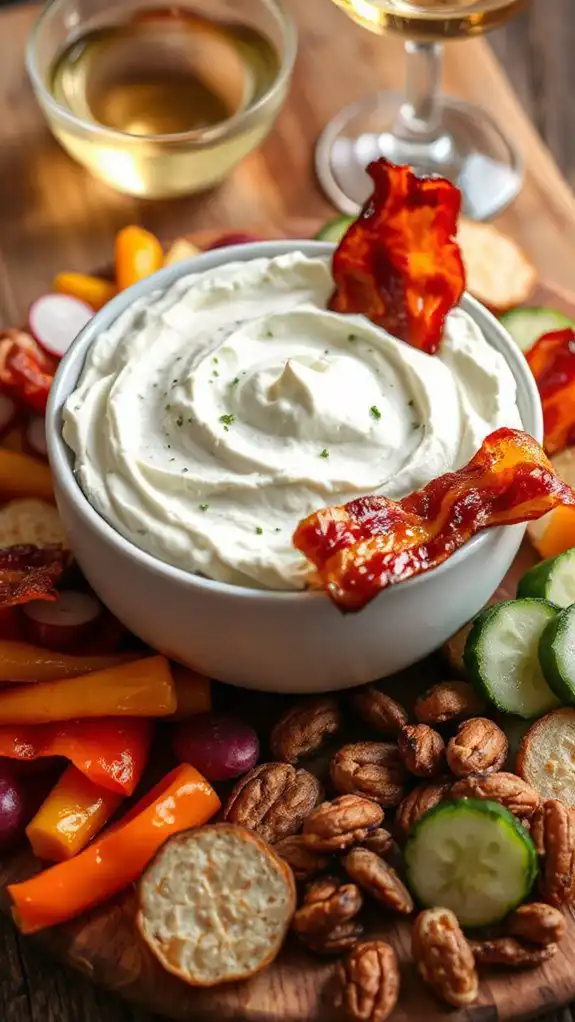 creamy goat cheese dip