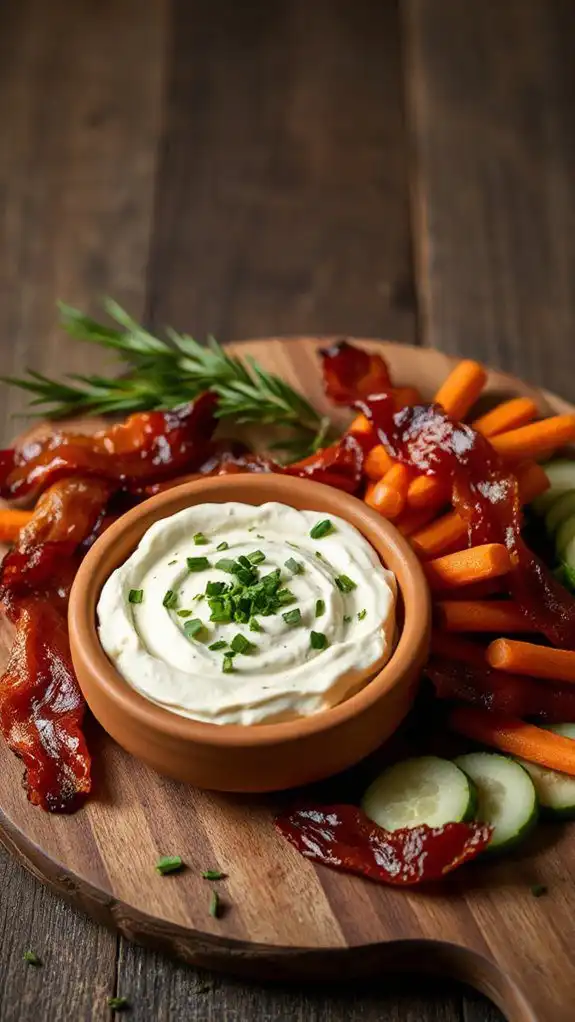 creamy goat cheese dip