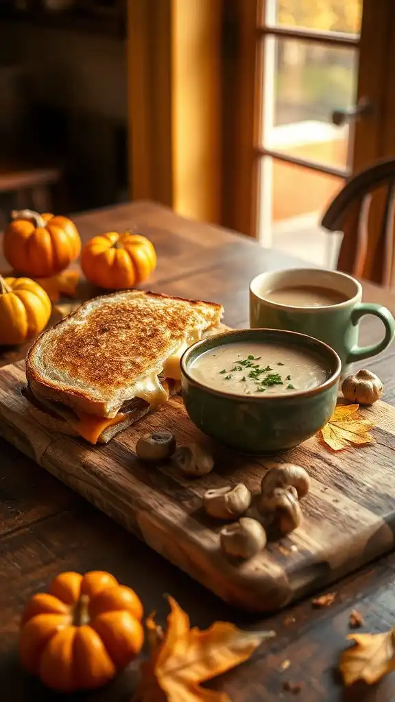 creamy havarti mushroom soup